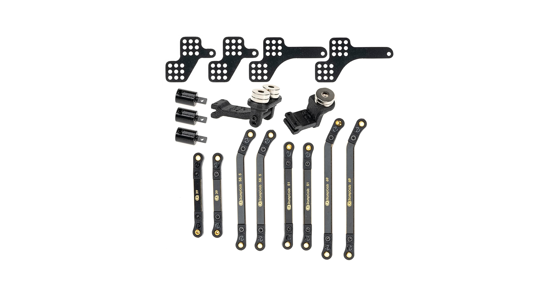Amazon.com: RampCrab High Clearance 4 Links Set for AX24, Front