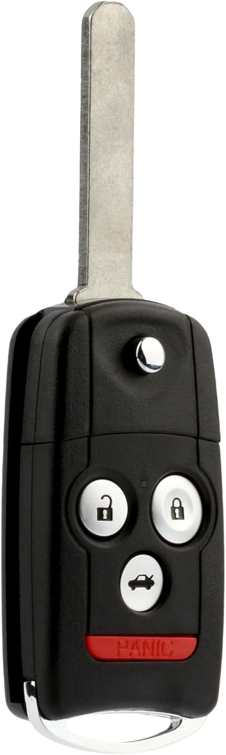 Car Key Fob Keyless Entry Flip Remote fits 2007-2013 Acura MDX RDX (N5F0602A1A)