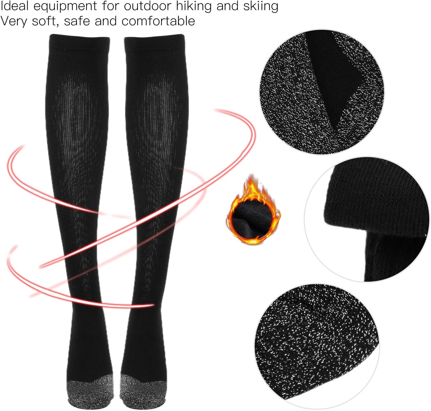 Pilipane Heated Socks Feature View