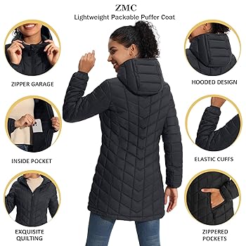 ★24-25FW新作★LMC★LIGHT WEIGHT PACKABLE PUFFER JACKET Amazon.com: ZMC Women's Packable Puffer Jacket, Water