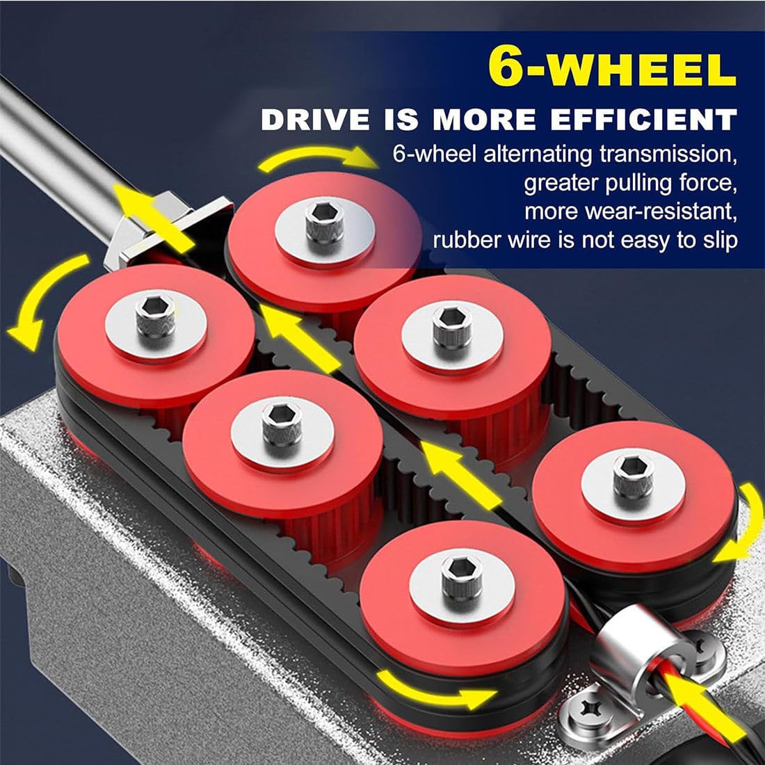 Générique Tire-Fil Électrique sans Fil, Machine à Enfiler Les Fils Automatique, Outil d'Enfilage de Câbles, 40 M/Min, Accessoire Murale pour Fils Électriques