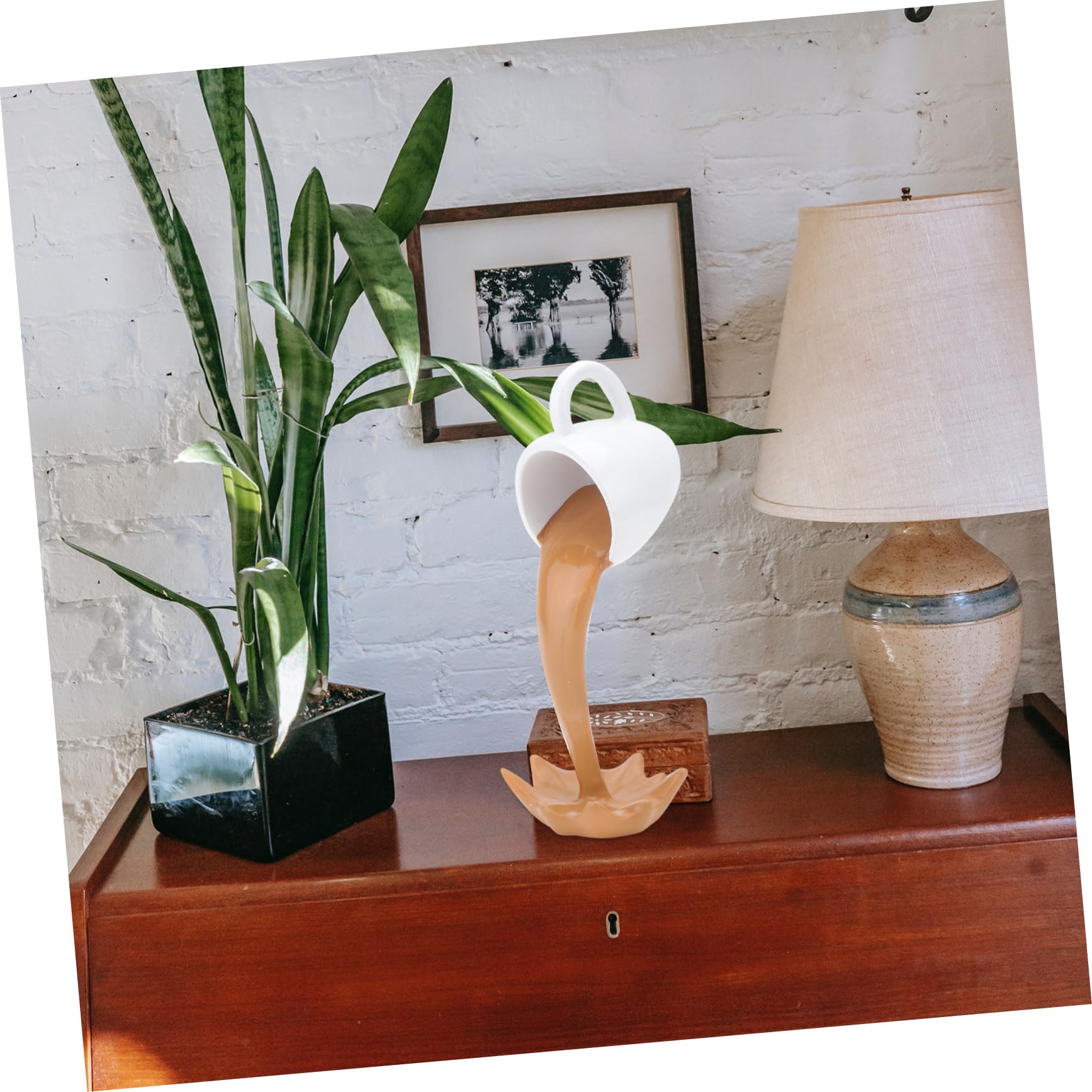 Tasse Café Suspendue Résine - Décoration Bar, Ornement Humoristique