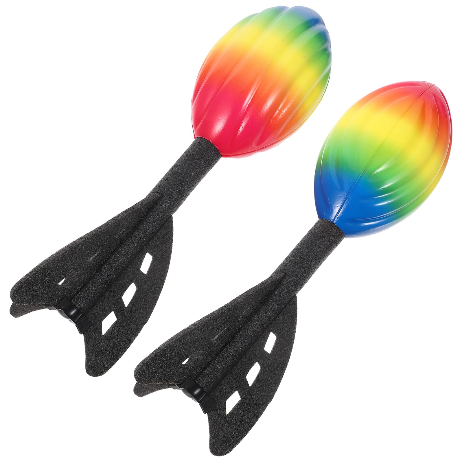 Alasum Lot de 2 Lance-Fusées en Mousse PU D’Extérieur pour Garçon et Filles Mini-Fusées Volantes pour Jardin et Jeux D’Été Jeu Stem Éducatif pour Fête D’Anniversaire et Activités en