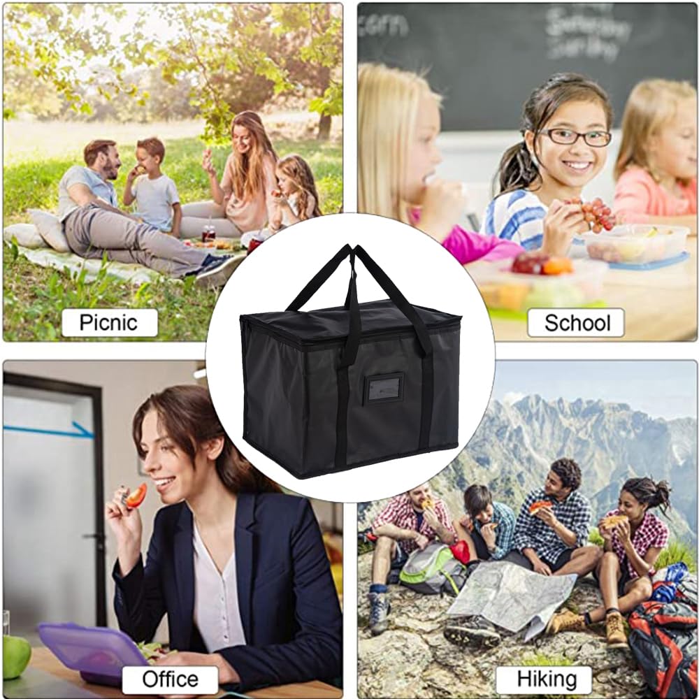 Sac isotherme pliable, sac isotherme réutilisable, sac de pique-nique en plein air isolé froid et chaud, sac à déjeuner isotherme 70 L, sacs isothermes pour le déjeuner, pique-nique, école, travail,