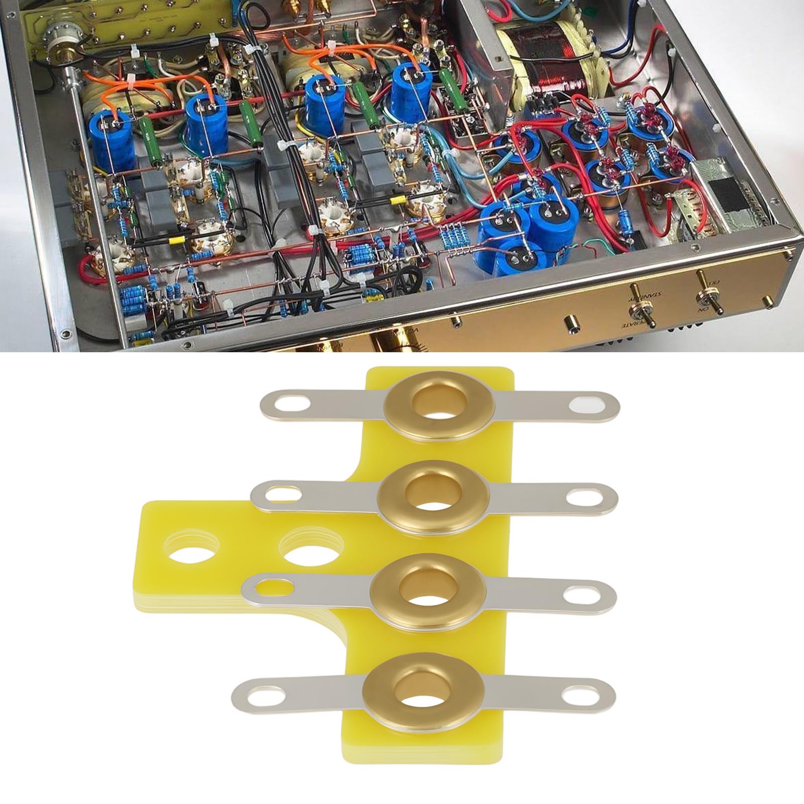 The Lord of the Tools 4pcs 4-way Solder Tag Strip for Electronic DIY Project 40 x 32.7mm - Image 3