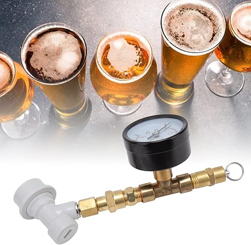 Miniatura 9 de Barriles de cerveza a presión para elaboración de cerveza y válvula de alivio de barriletes de cerveza, medidor de presión de barril de cola,