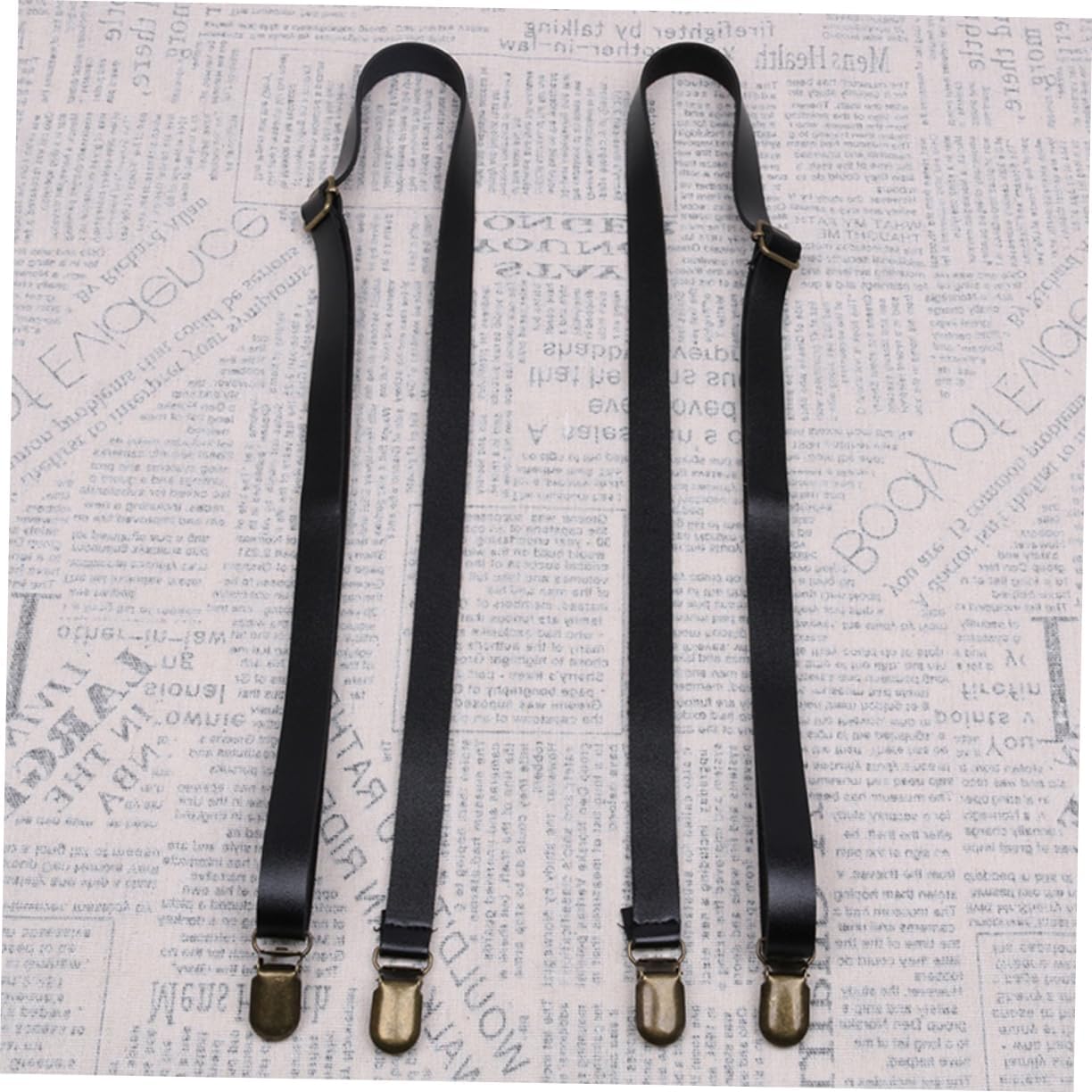 2pcs Straps Elastic Adjustable Braces for Pants Non-pu Leather Suspender Clips Comfortable for Boys and Girls Boys/girls