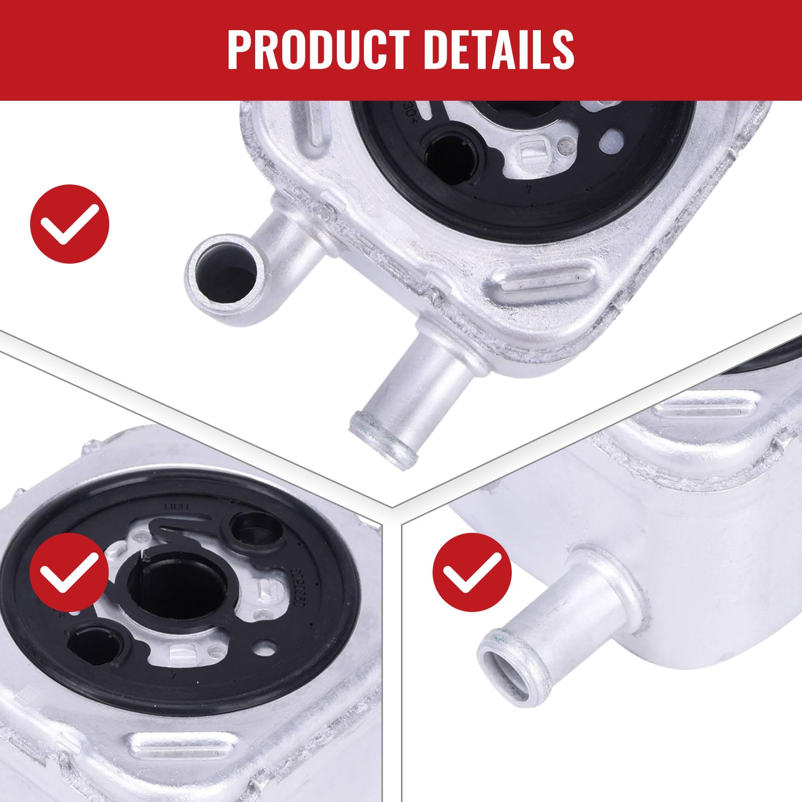 Amazon.com: Bapmic 059117021B Engine Oil Cooler Replacement for 