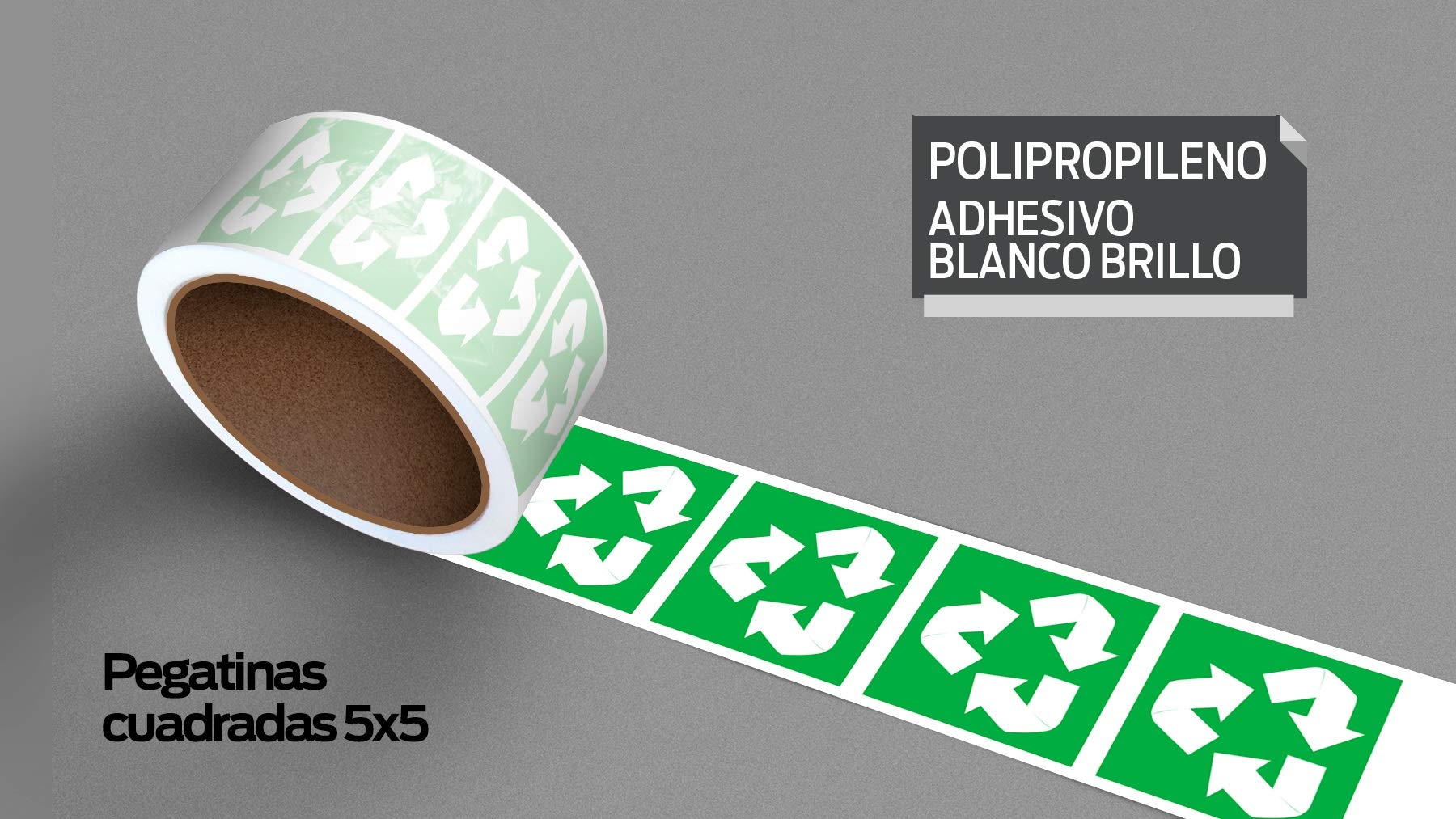 Oedim Etiquetas de Pegatina en Polipropileno Personalizables para Cerveza 1000 unds de 7,5x7,5 cm| Adhesivo Resistente y Económico | Pegatina Adhesiva Decorativa de Diseño Elegante