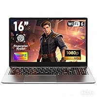 NAIKLULU 16 Pollici Computer Portatile Gaming 2026 Processore R7 5825U (2,0 a 4,5 GHz)