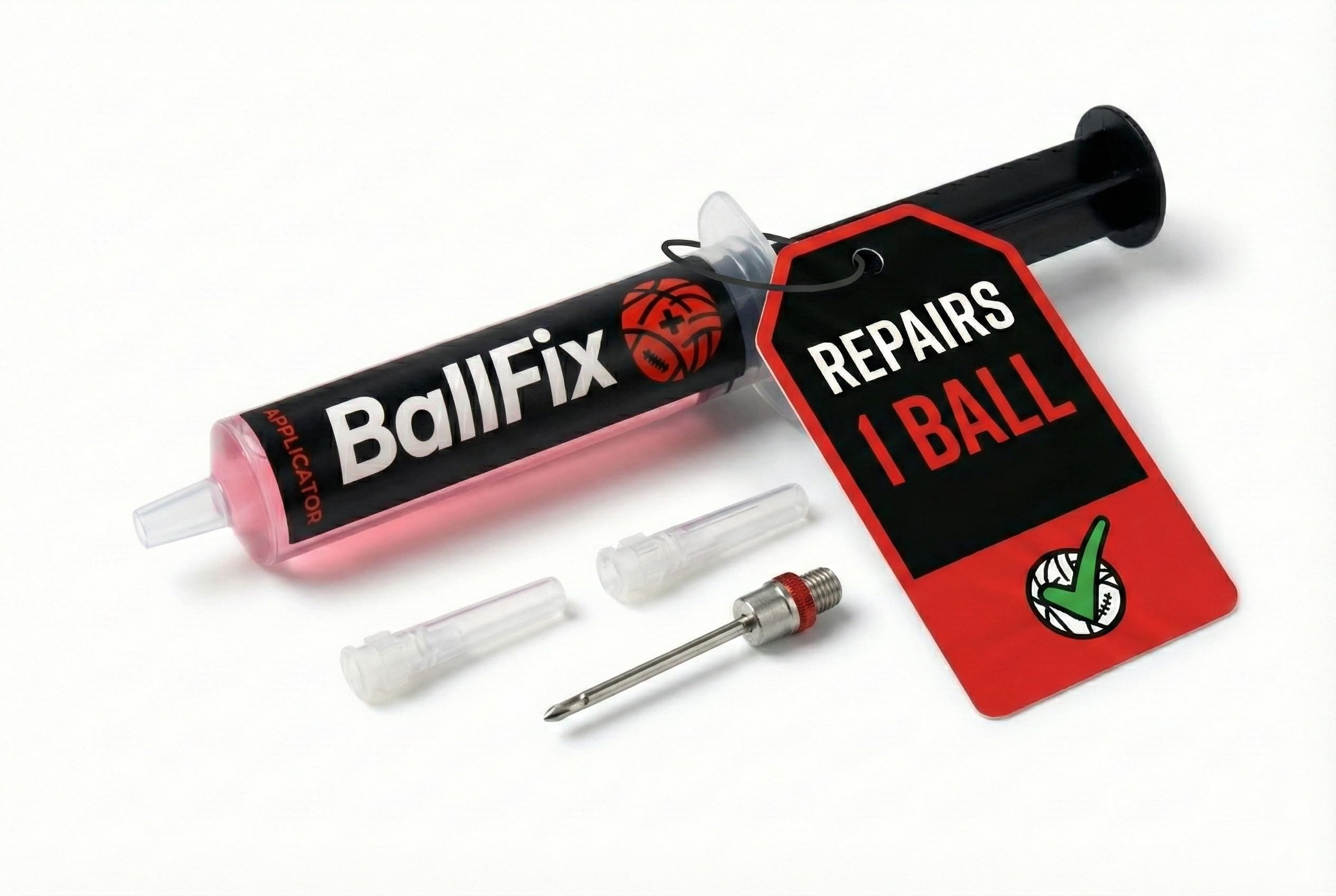 Football Puncture Repair Kit - Universal Liquid Sealant for Football, Basketball, Volleyball & Rugby - Fixes Punctures & Bladder Leaks (Compatible with All Sports Brands)-image-13