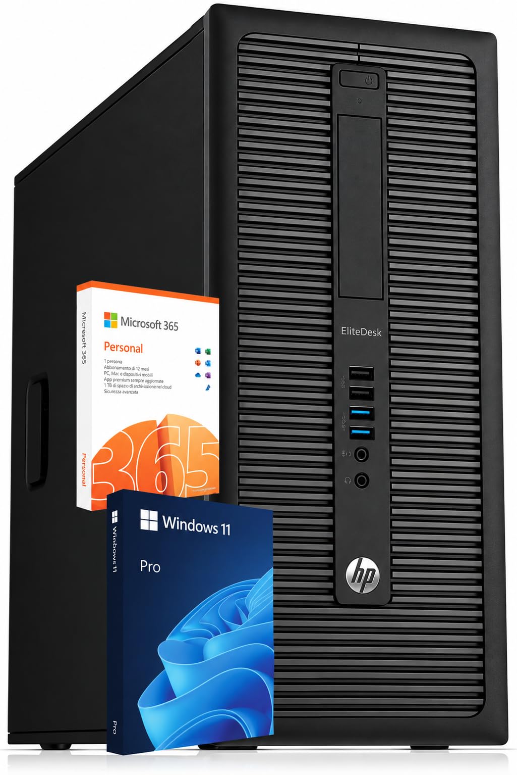 HP EliteDesk 800 G1 SFF - Ordenador de sobremesa, procesador Intel