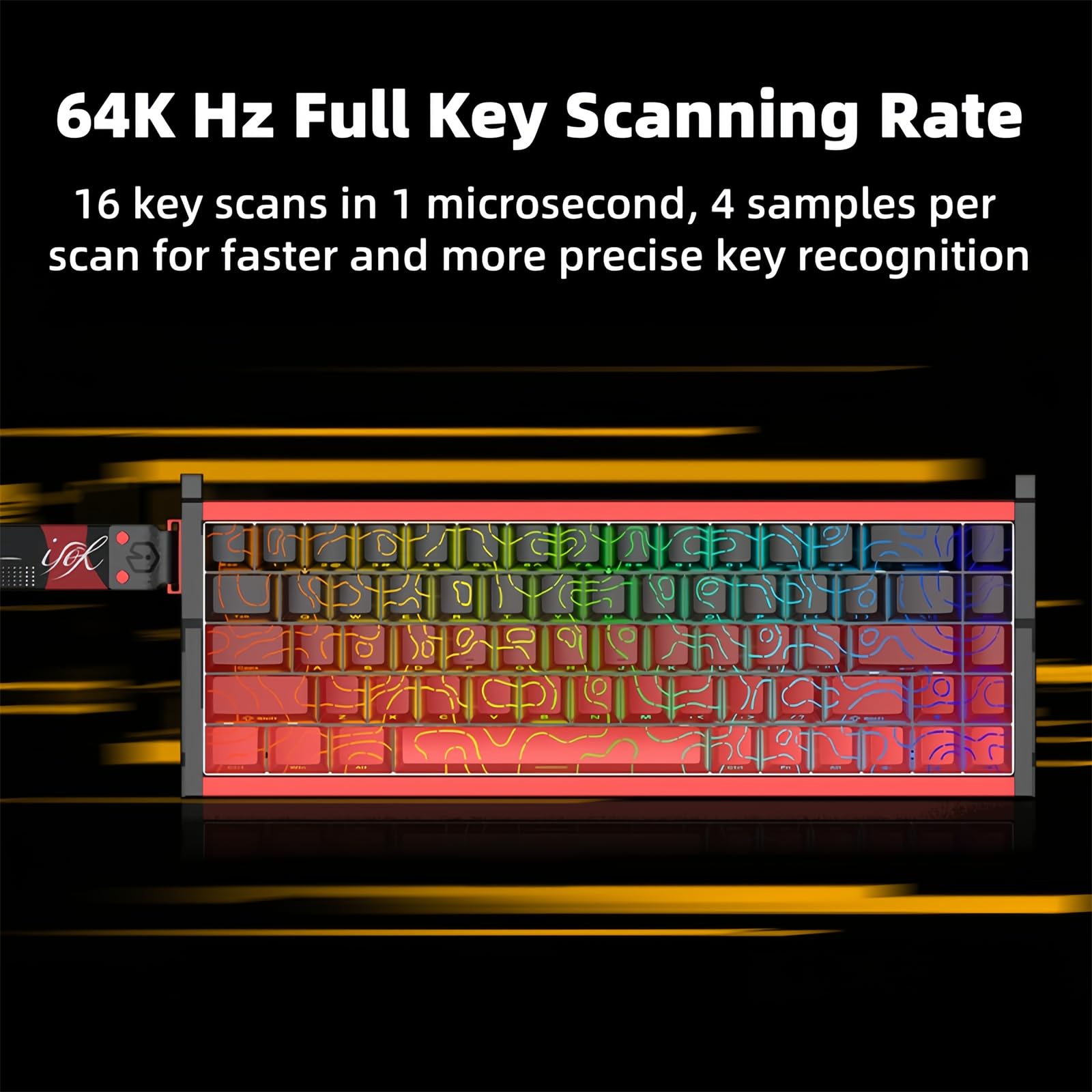 Amazon.com: FKZ IROK MG68 Pro Aluminum Magnetic Switch Mechanical