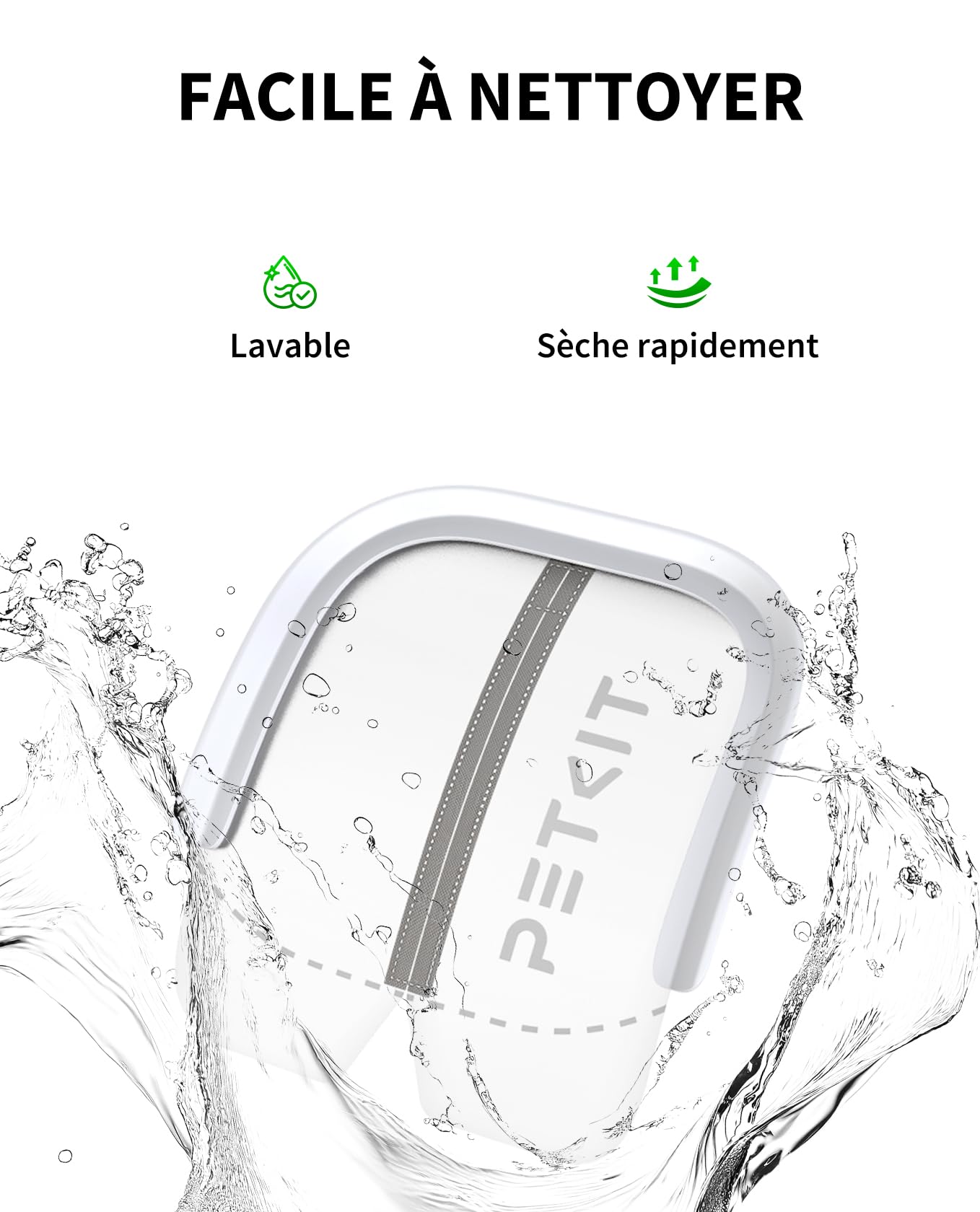 PETKIT Rideau Magnétique Anti-poussière 2.0 pour Le Litiere Chat Autonettoyante omatique PURAMAX 2/PUROBOT Max Pro