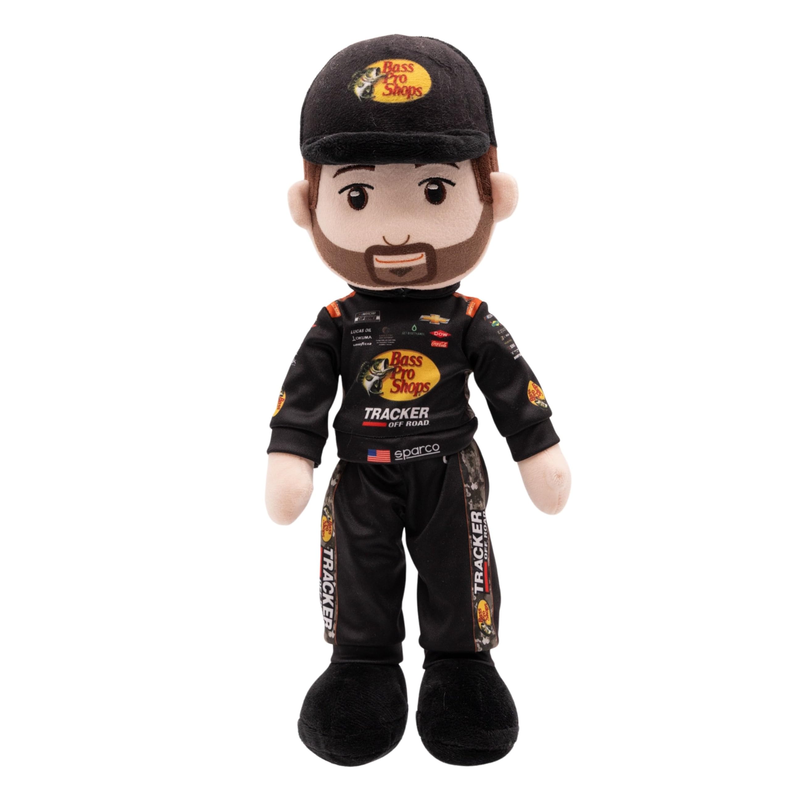 Playtime by Eimmie Plushible NASCAR Richard Childress Racing Austin Dillon Bass Pro 14 Inch Plush Figure