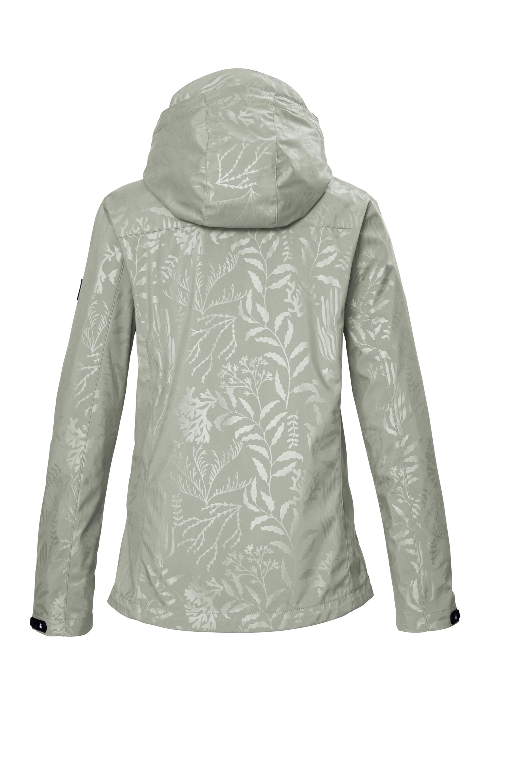 Killtec Kos 122 Wmn Sftshll Jckt Floral Chaqueta softshell/chaqueta de exterior con capucha con cremallera Mujer (Pack de 1)