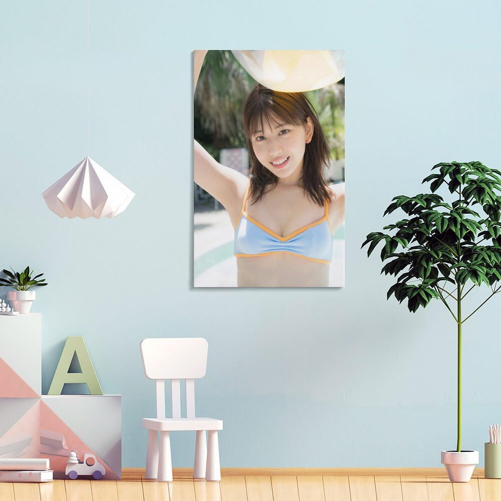 Amazon.co.jp: 白石まゆみ キャンバスアートポスター 水着写真ポスター