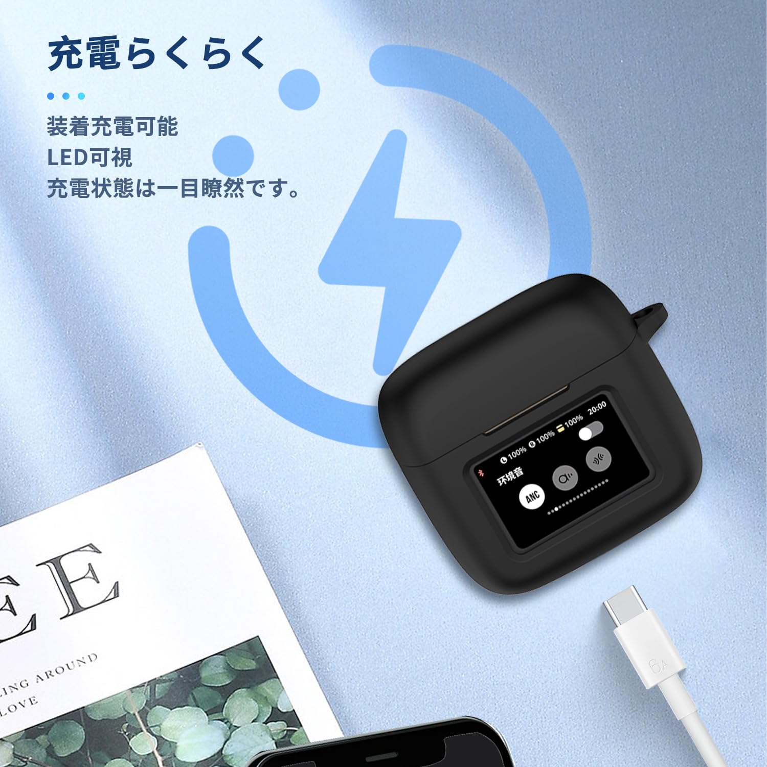 Amazon | For JBL TOUR PRO 3 用 ケース カバー + 2枚フィルム