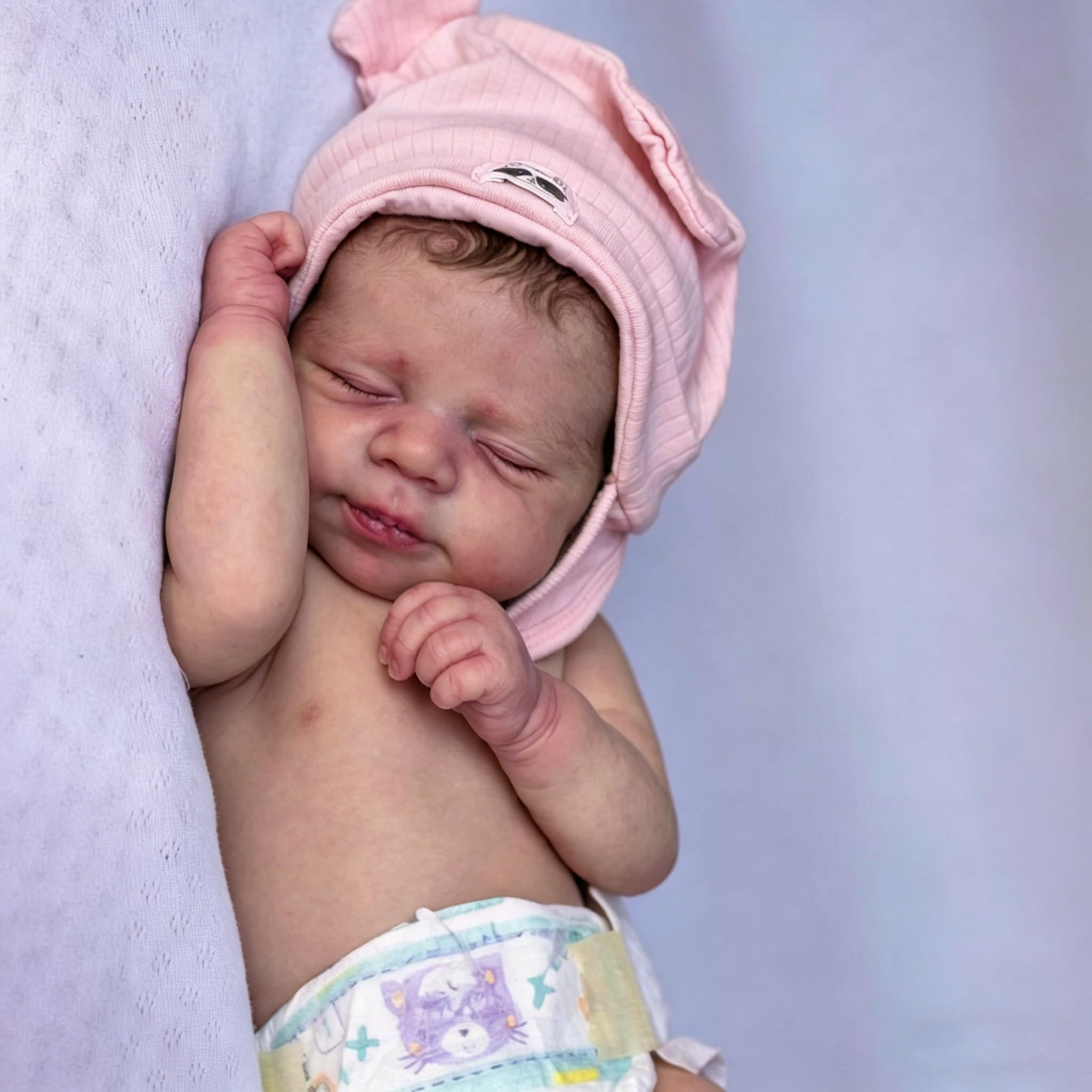 Anano 45cm Ultra-Realistic Lifelike Reborn Baby Doll Toddler Silicone Full Body Girl Soft & Poseable Washable & Collectible for Collectors and present Giving (Classic)