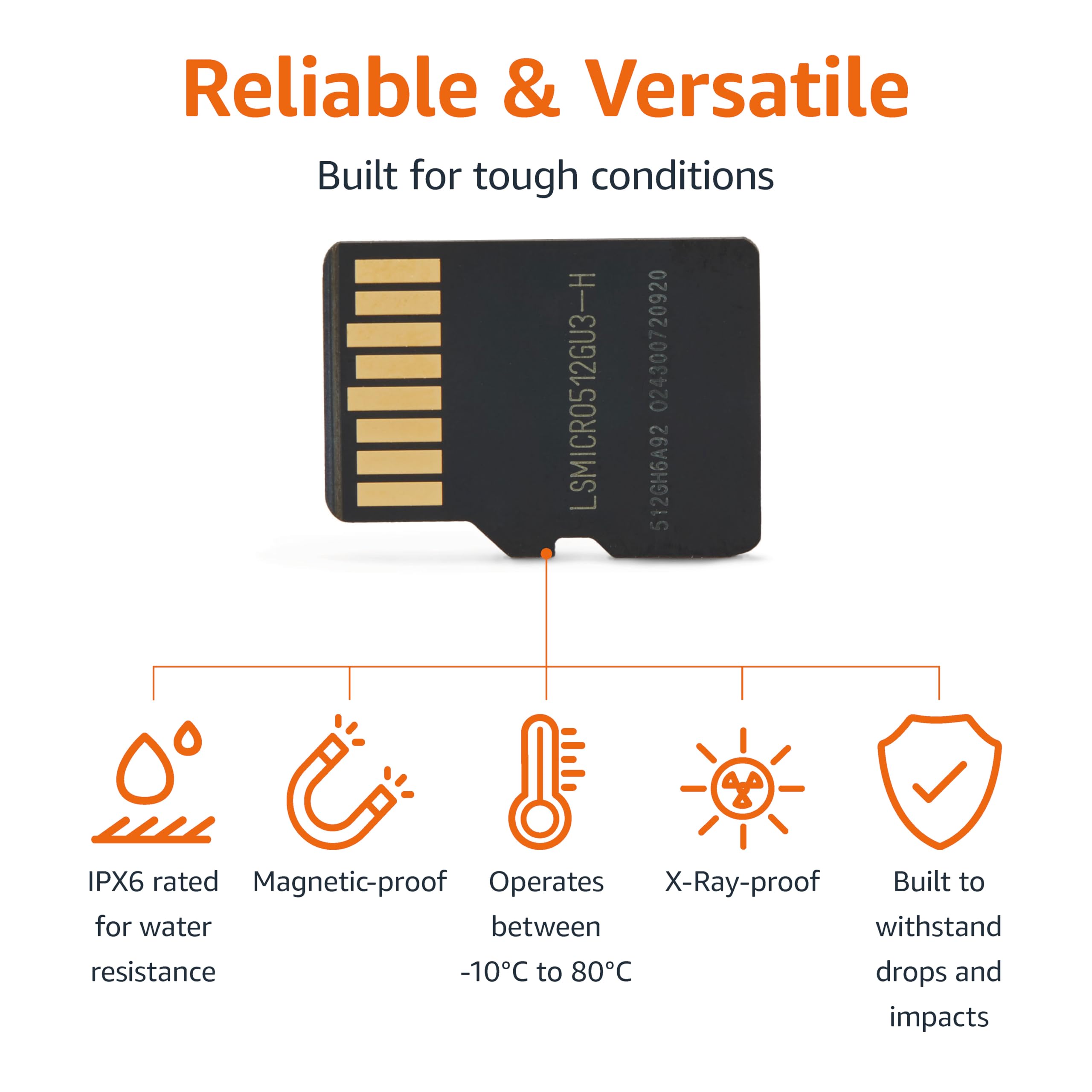 Amazon.com: Amazon Basics 512GB microSDXC Card with Adapter for
