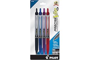 Precise V10 Retractable Rolling Ball Pens with Needle Tip
