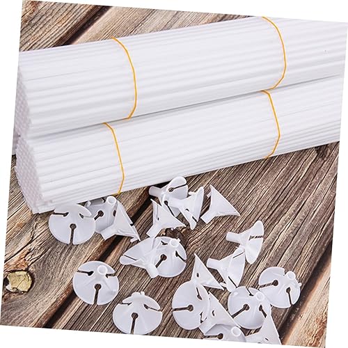 Miniatura 3 de DIYEAH 50 soportes de plástico para barra de globos, soportes de globos de San Valentín, centro de mesa, soporte para globos de graduación, soporte
