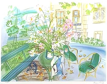 Amazon.co.jp: 絵画 版画 デュフィ 額付き 『モンソネスの私たち