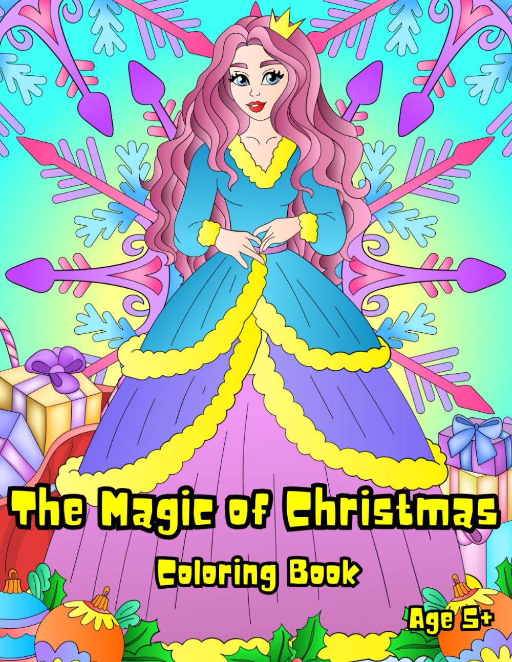 The Magic of Christmas: Coloring Book for Kids Age 5+