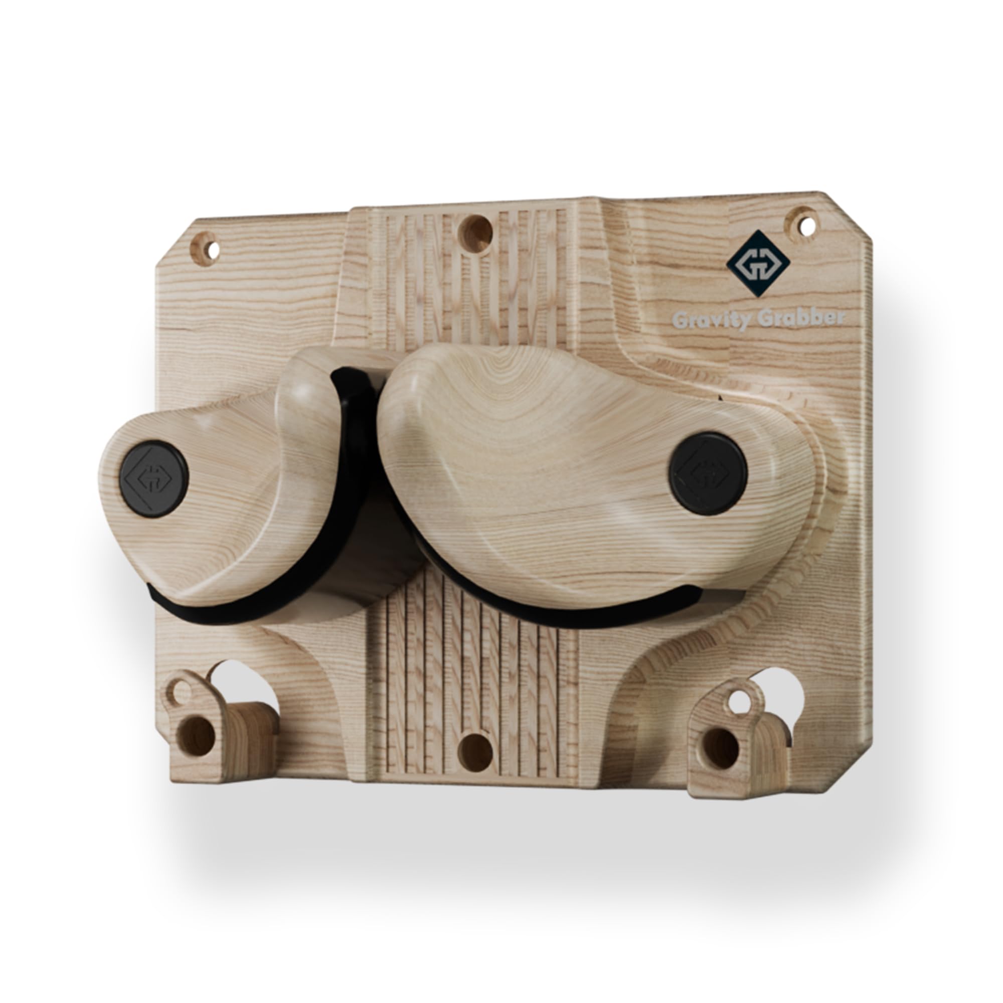 Gravity Grabber - Ultimate Wall Storage Rack for Skis and Snowboards | Damage-Free Storage | Fits Any Ski or Snowboard | (Light Wood, 1)