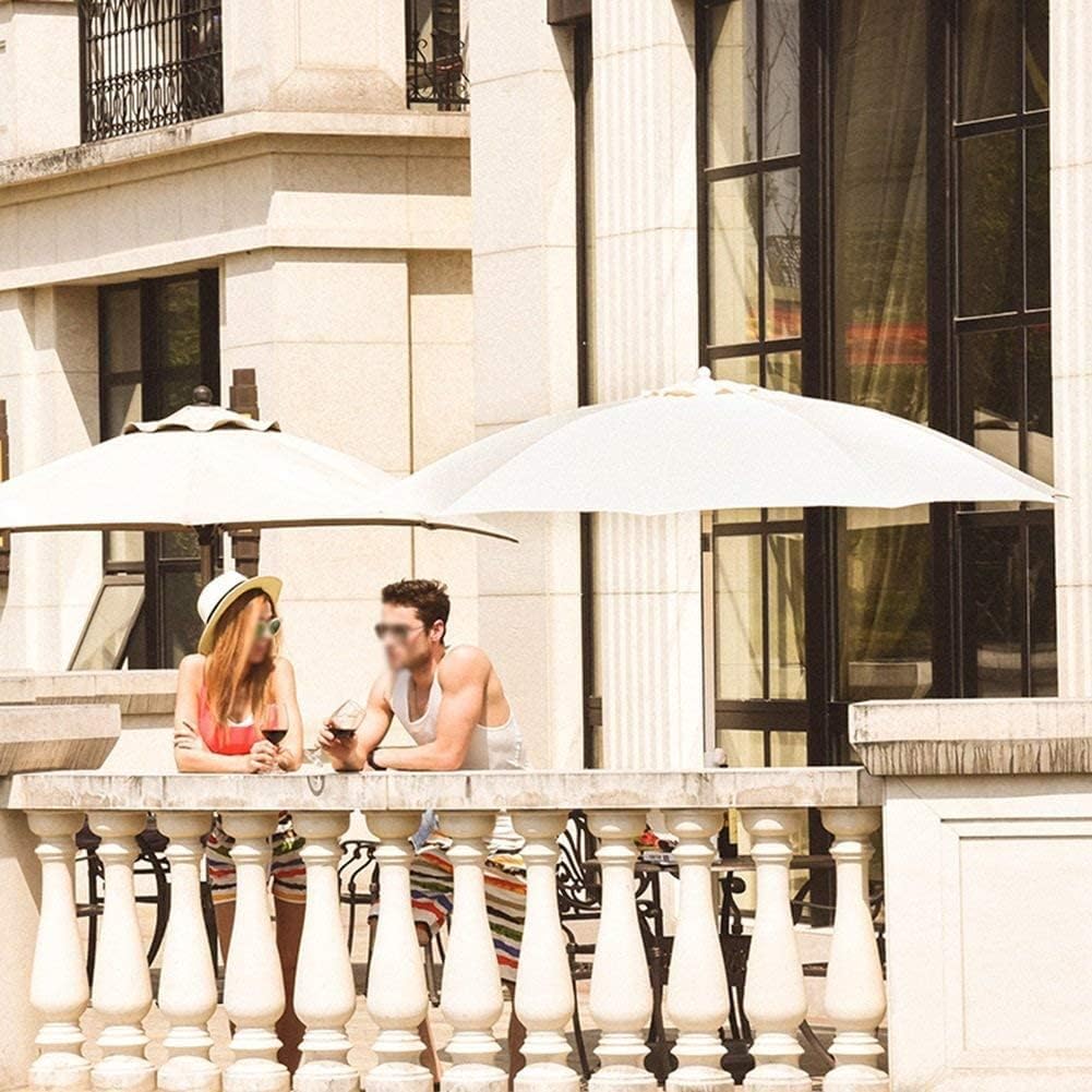 Parasols Market Patio Outdoor Umbrella Base Garden Lawn Table Sun Canopy UV Protective, Khaki (Color : Umbrella)