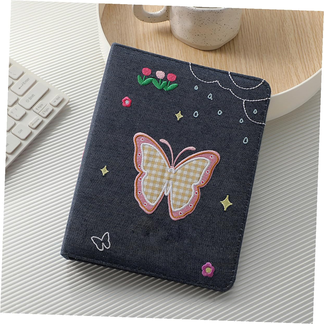 OUNONA 5 Set Album Fotografico Portatile per Carte e Foto Raccoglitore Decorativo con Copertura e Pagine Quadruple per Speciali
