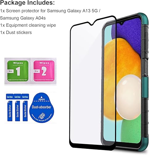 Miniatura 8 de Ailiber Funda para Samsung Galaxy A04S, Galaxy A13 5G con protector de pantalla, clip giratorio para cinturón con soporte, cuerpo completo