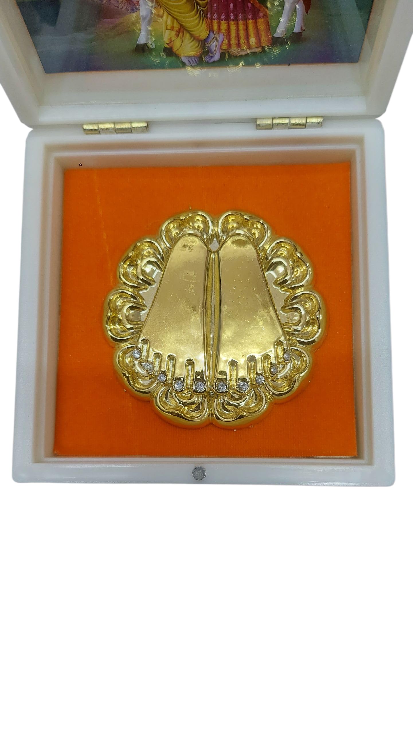 Charan Paduka with Radha Krishna Picture 1