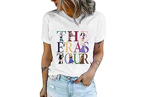 Women's Country Concert Fashion T-shirt for World Tour Outfits Fan Lover