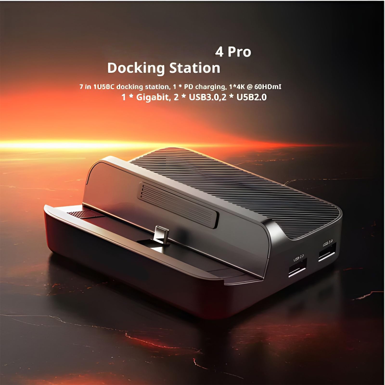 Dock station desktop per console gioco portatili Pocket 5 include reti cablate e stazione gioco USB velocità