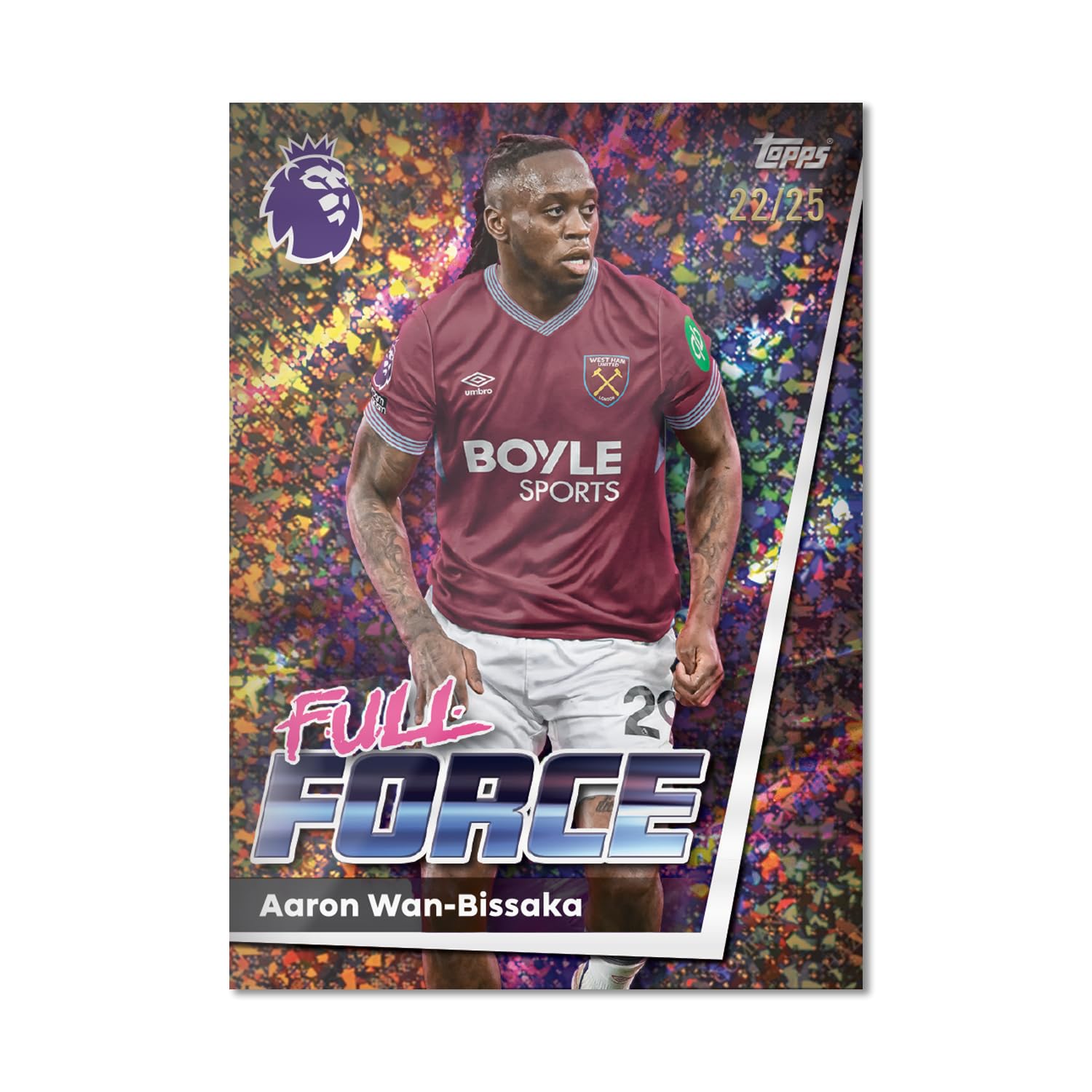 Topps Premier League 2026 – Édition Debut – Boîte en métal Golden Boot – Contient 57 Cartes Dont 7 Cartes Exclusives Golden Boot Le