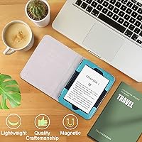 Vista 5 de ACdream Funda para Nook Glowlight 4 Plus de 7.8 pulgadas versión 2023, funda de piel sintética prémium para Nook Glowlight4 Plus con cierre