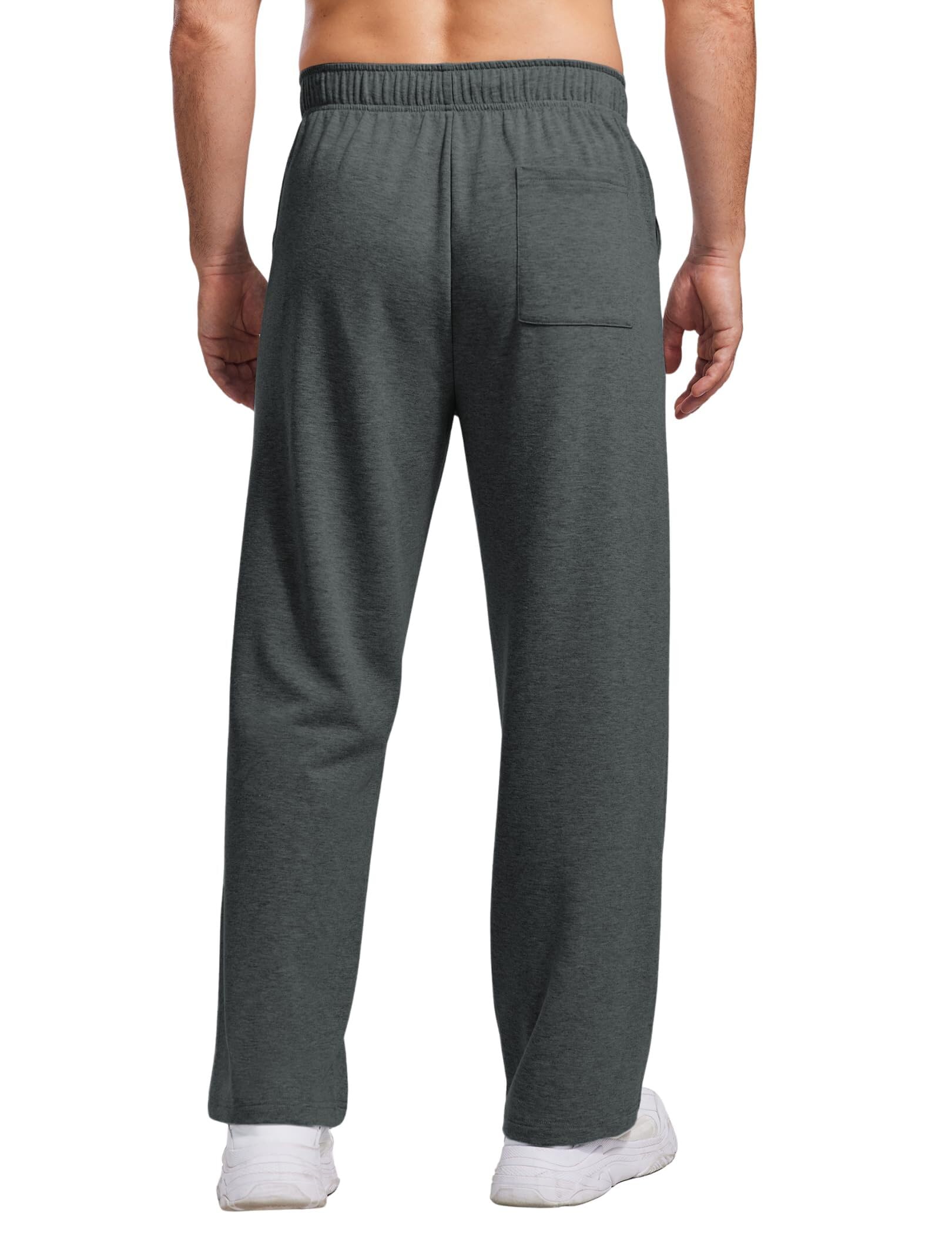 Męskie spodnie do joggingu Bawełniany dres Luźne spodnie dresowe Casual Spodnie sportowe Szerokie nogawki Lekkie z kieszeniami i sznurkiem