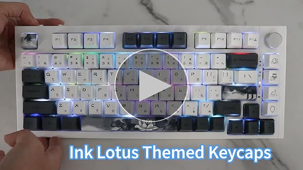 アイドル key Amazon.com: JSJT Ink Lotus Keycaps OEM Profile Japanese