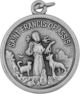 Venerare Traditional Catholic Saint Medal (Saint Francis Pet Medal, Round)