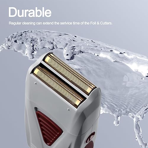 Miniatura 5 de FRASAM 2Pack Pro Cabezales de Afeitado de Repuesto Accesorios de Pieza, Hoja Dorada y Cabezal de Repuesto de Cortador para Afeitadora Eléctrica