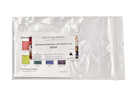 Innovating Science - Universal Indicator pH Color Chart Cards (Pack