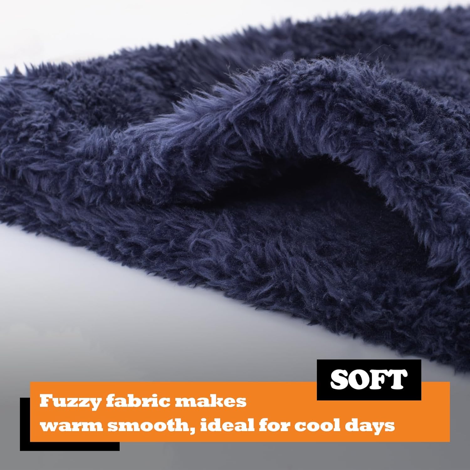 Ski Mask Fleece Balaclava, Winter Face Mask Windproof Neck Cover Warmer Hat Hood for Men Women - Image 3