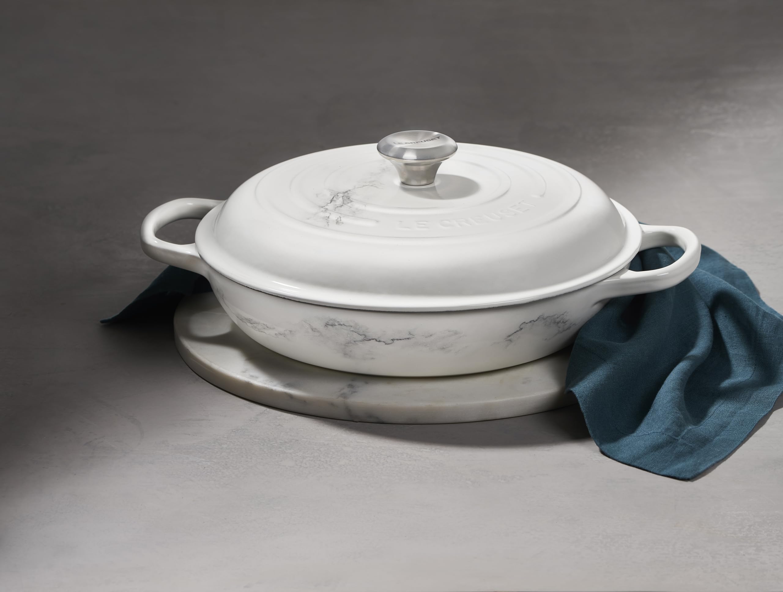 Amazon.com: Le Creuset Enameled Cast Iron Signature Braiser, 3.5