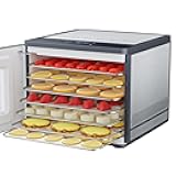 Food Dehydrator Machine for Jerky Beef: TINANA Stainless Steel Food Dryer for Meat - Digital Food Dehydrater for Fruit Herbs