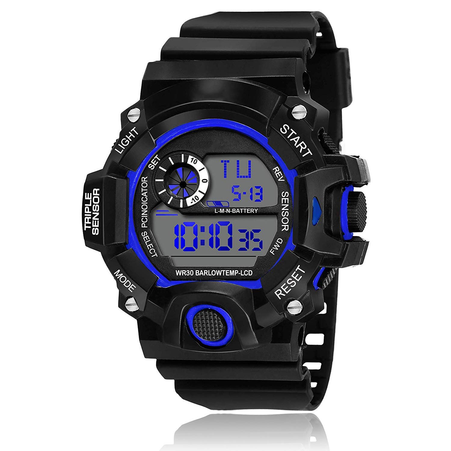 CERO Black Digital Sport Watch for Mens and Boys BLU102 (Blue) (B085B2WJ6M) Amazon Price History, Amazon Price Tracker