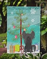 Vista 747 de Caroline's Treasures BB4243GF Bandera de jardín con texto en inglés «Merry Christmas» con texto en inglés «Merry Christmas», bandera decorativa