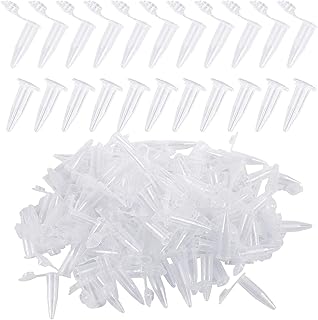 500 Pcs Micro Plastic Tube, 1.5 ml Centrifuge Tube Micro Test Tubes Plastic Test Vials with Lids for Laboratory