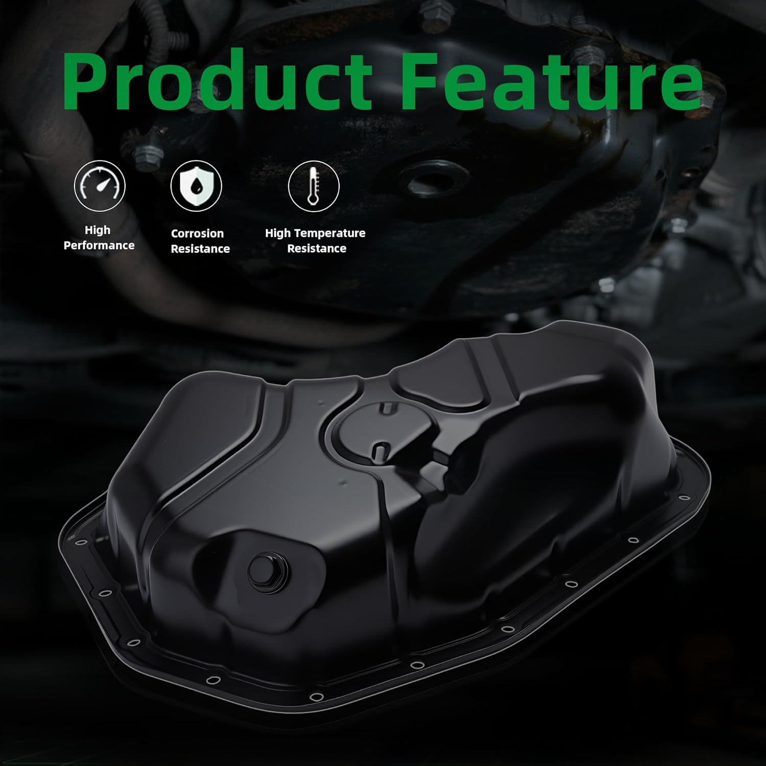 Lower Engine Oil Pan,for Toyota Camry 07-17,for Avalon 05-18,for Highlander 08-16,for Sienna 07-16,for Venza 09-16,for Lexus ES350 07-18,for RX350 07-15,for RX450h 10-15, 3.5L V6, 264-342