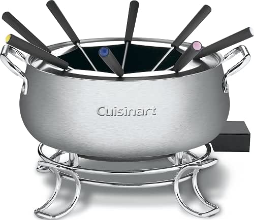 Cuisinart Electric Fondue Set, Nonstick Interior, 3-Quart Pot & 8